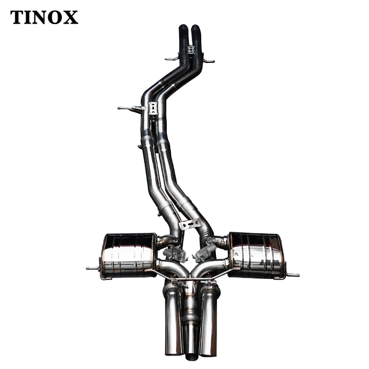 Stainless Steel Highperformance Threeoutlet Catback Exhaust Pipes