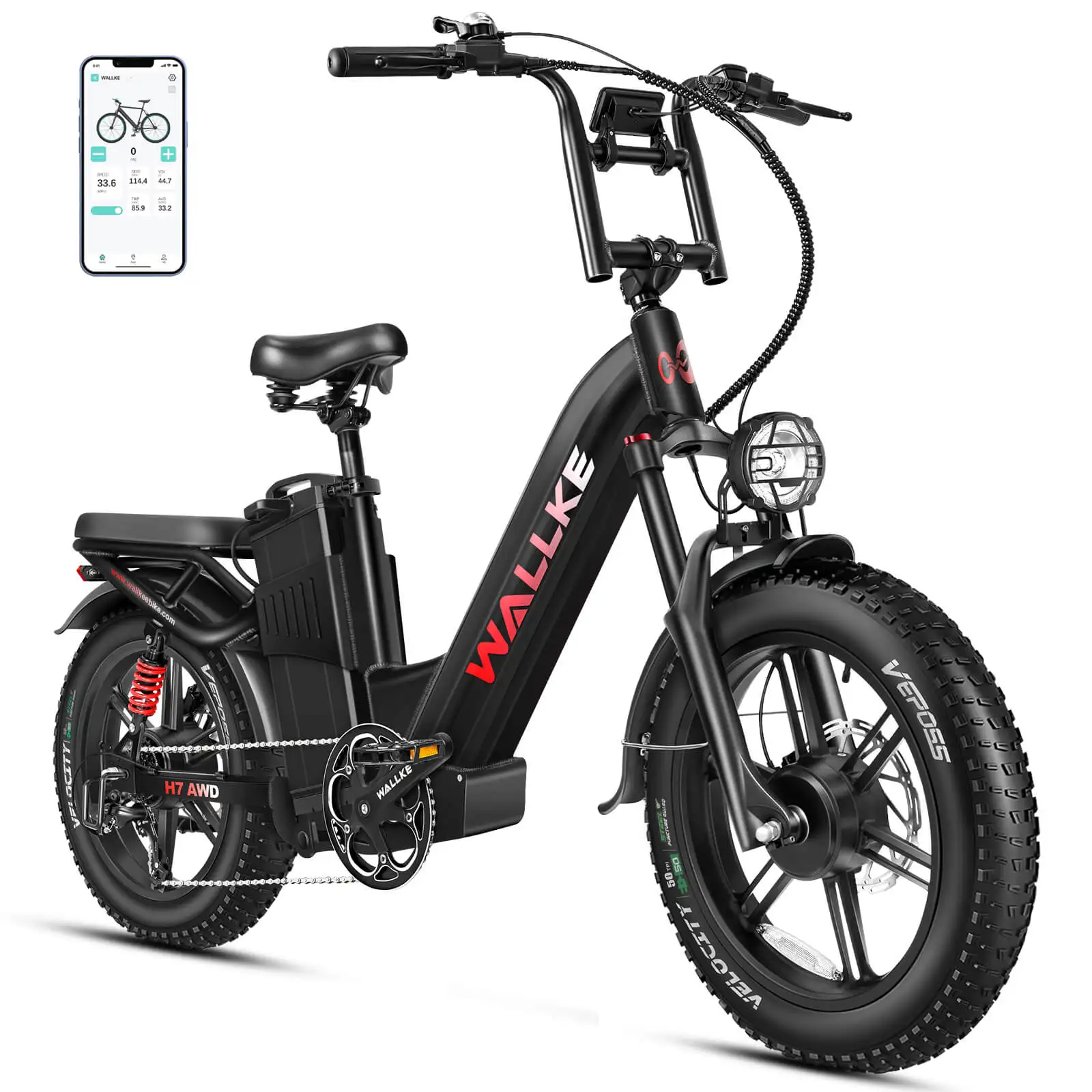 2025 Wallke H7 Step-thru Dual Motor Ebike