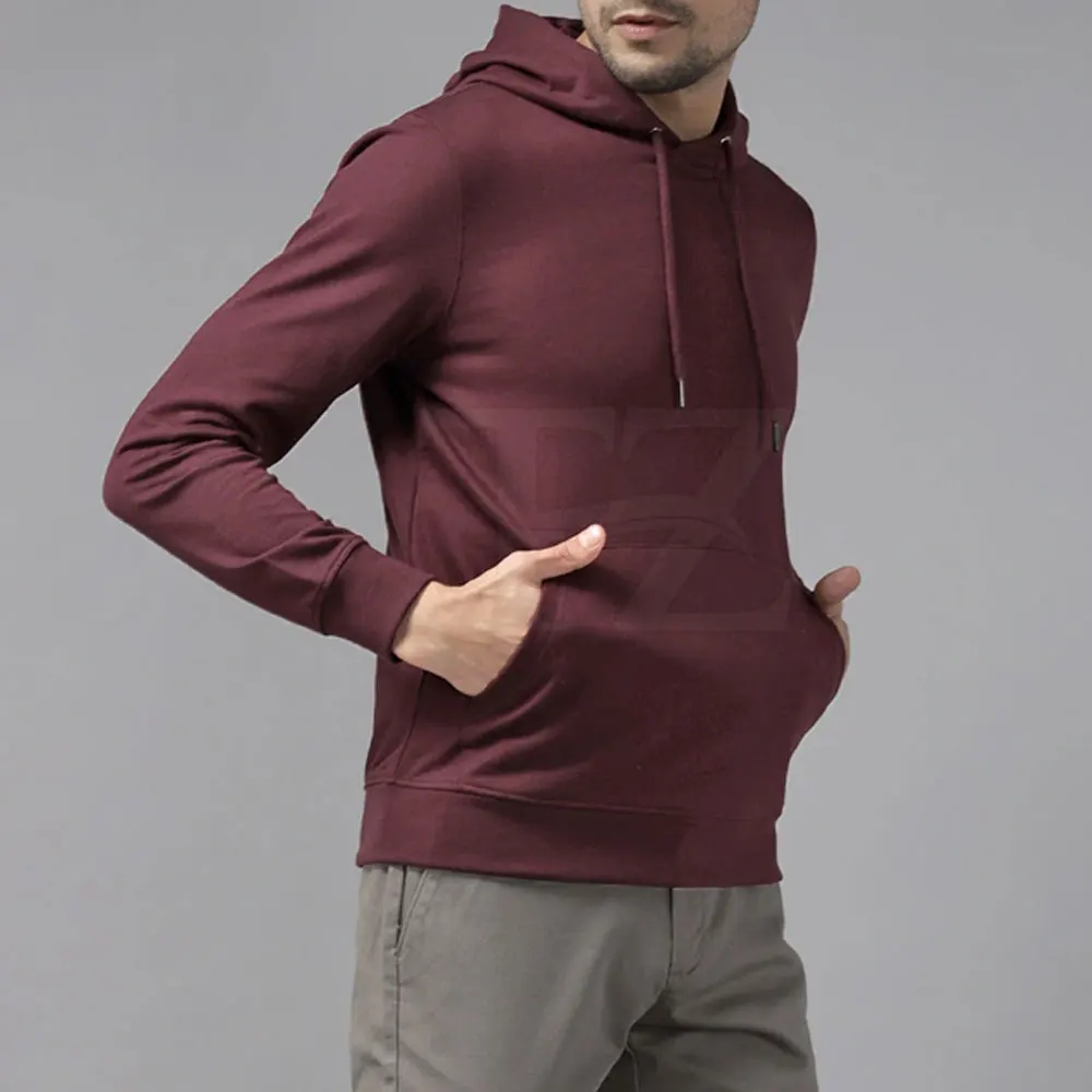 Latest Style New Arrival Men Hoodies Solid Color Long Sleeve Men