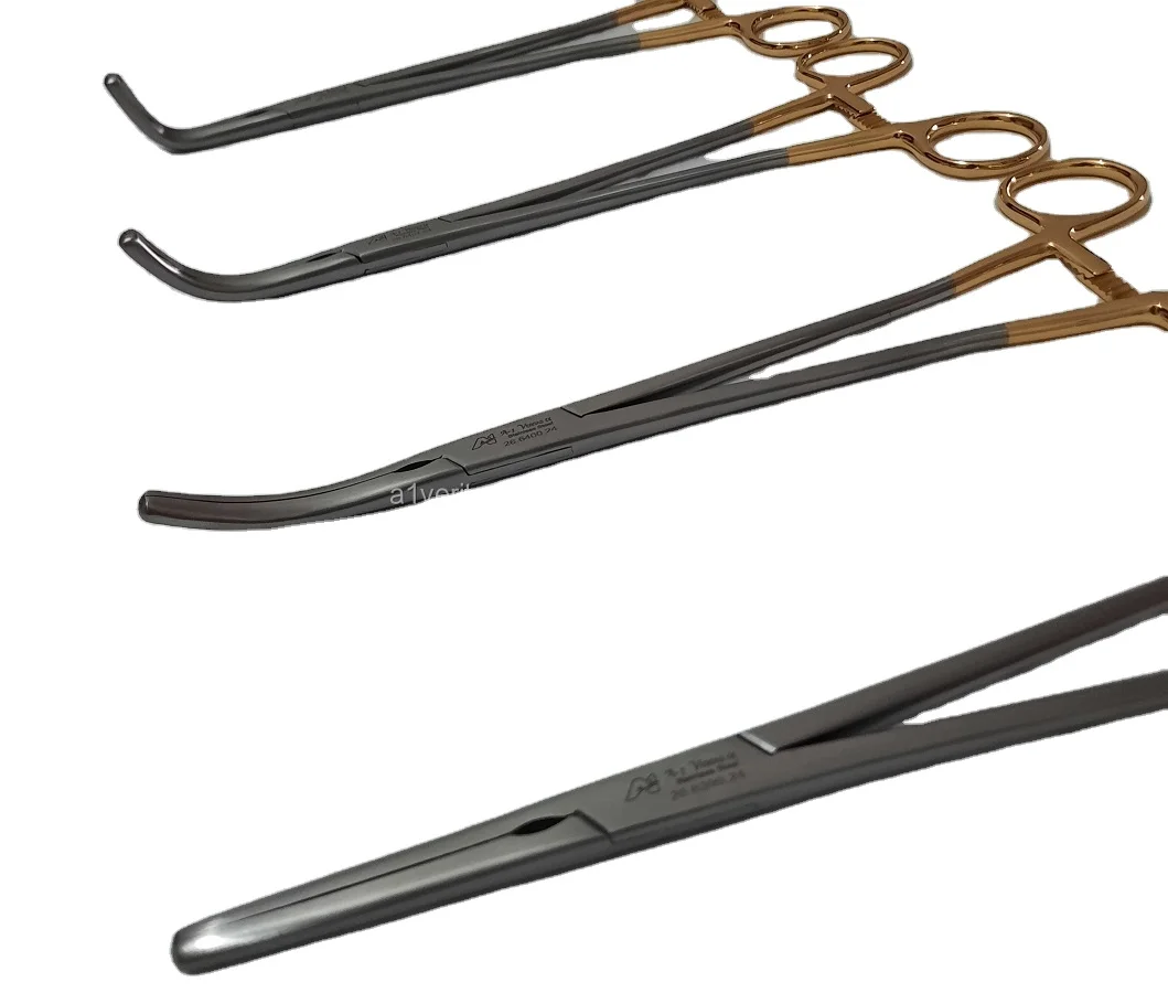 High Quality A-1 VERITAS Zeppeline Clamps Forceps Hysterectomy Instruments Obstetrics Gynecology Equipment Reusable Surgical
