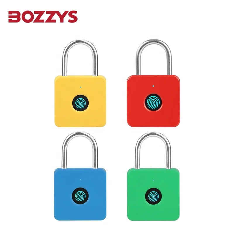 BOZZYS Mini Portable Smart Keyless Fingerprint Padlock Suitable for Suitcase Bag and Cabinet Doors
