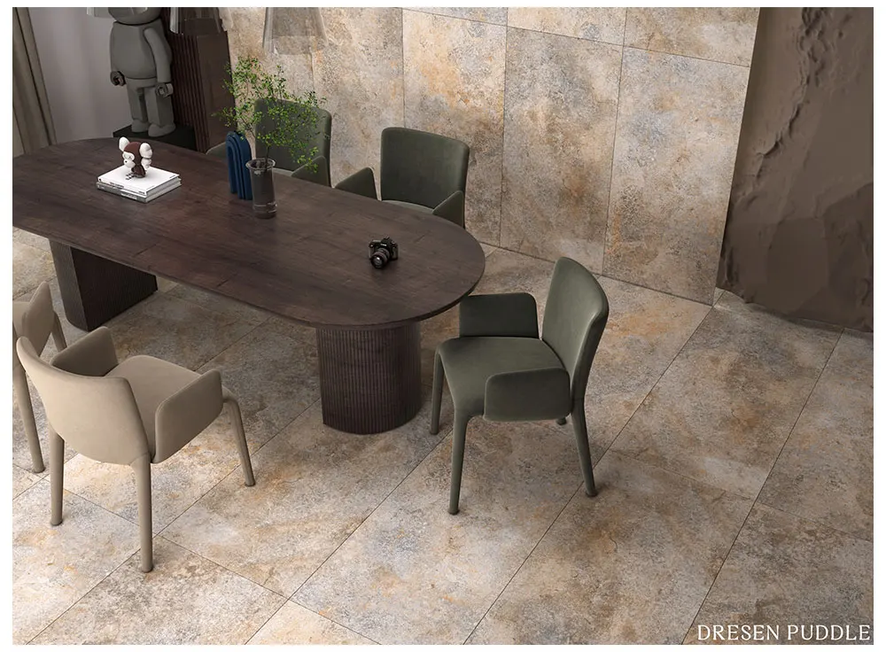 Beautiful And Modern Style Dresden Puddle Glazed Vitrified Tiles Indoor ...