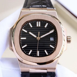 High-quality Business Fashion Custom Trendy Men's Mechanical Watch Business Waterproof Round Dial Automatic Luxury Brand Watches