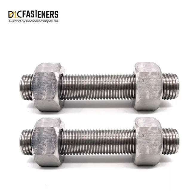 Carbon Steel Galvanized Threaded Rod Din975 Full Stainless Steel Lengths 1m 2m 3m For Heavy