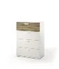 white and stripped oak