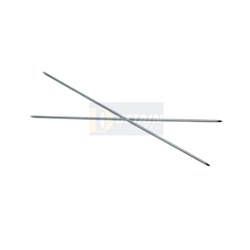 Orthopedic Coarse Threaded Small Fragment Pins K-wire , Kirschner Wire Bone Trauma Surgery Precision Ground Certified Implants
