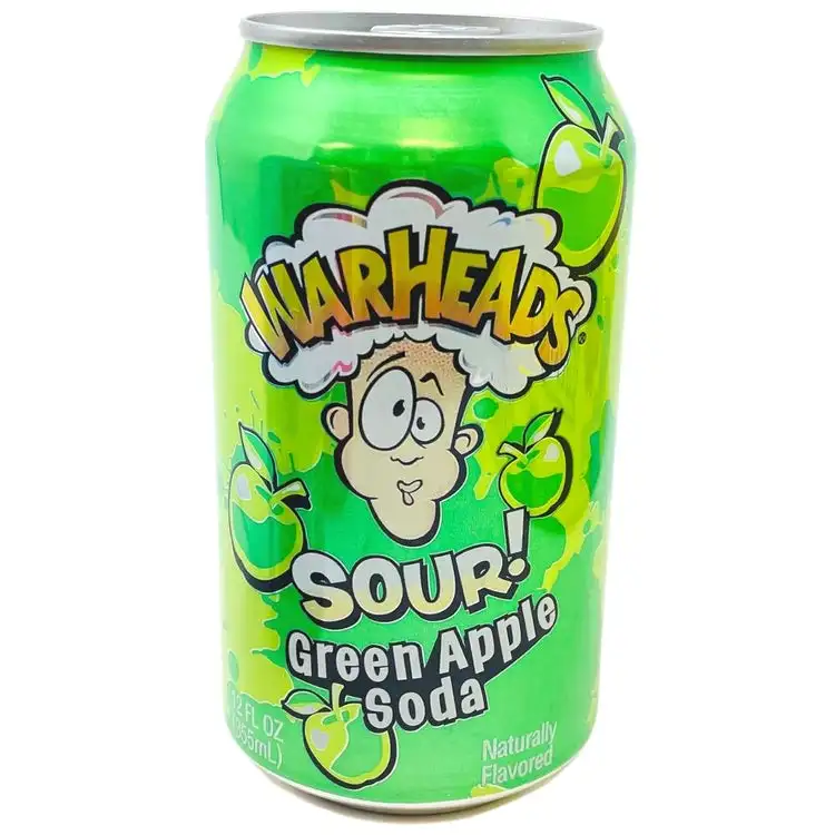Warheads Sour! Green Apple Soda Drink Buy Warheads Drink . Sour