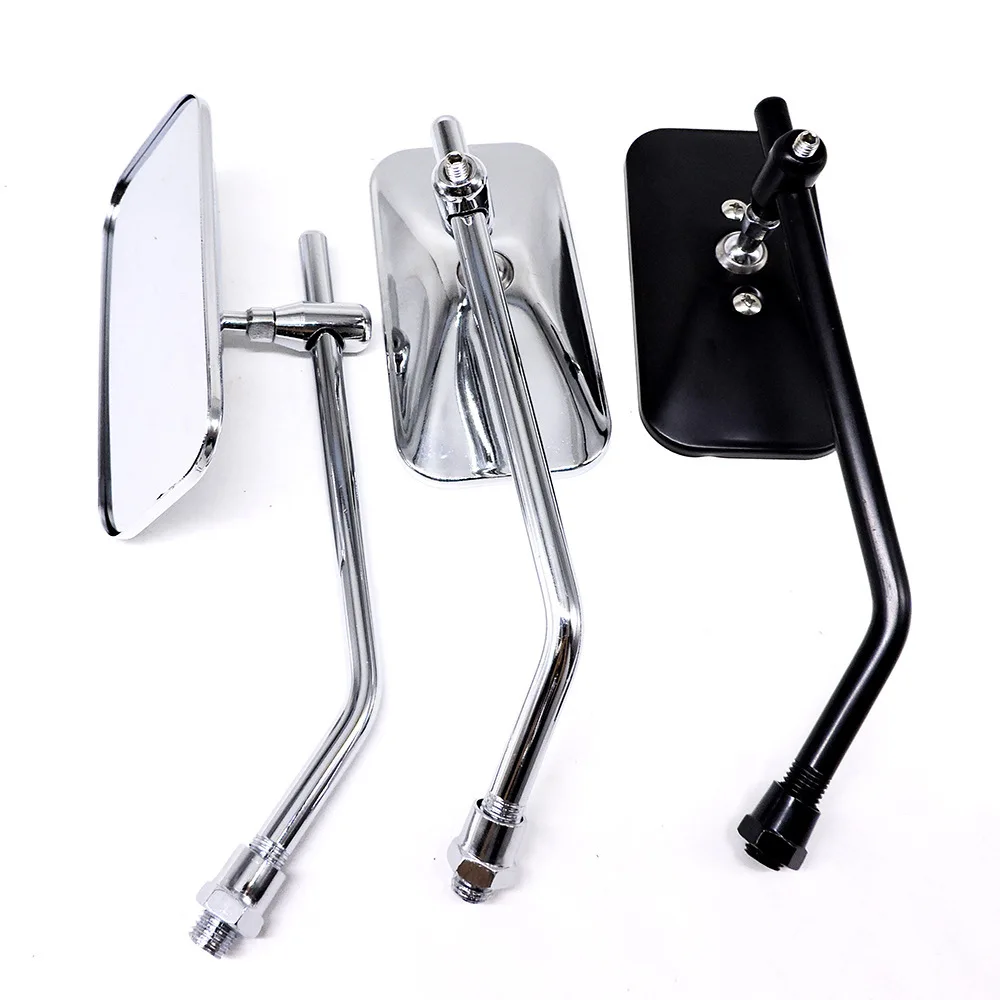 New OEM Cafe Racer Motorcycle Rearview Side Mirror ABS Alloy Steel Universal Fit Parts