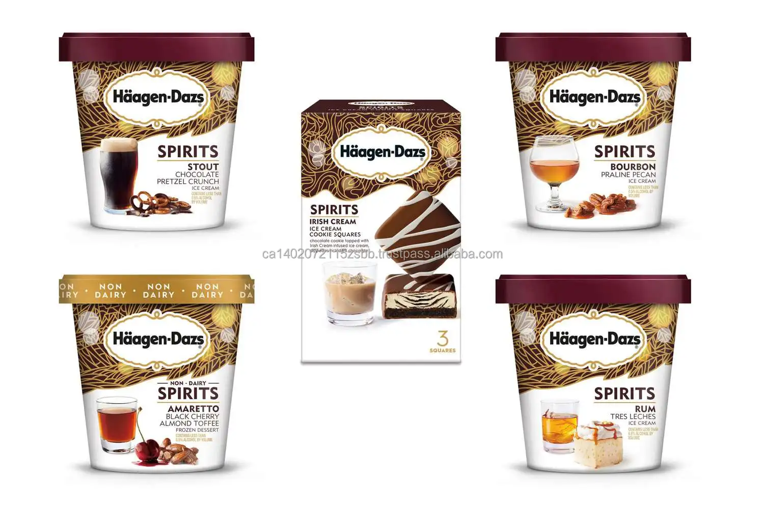 Nestle Haagen-dazs Vanilla Ice Cream / Haagen Dazs Ice Cream Classic ...