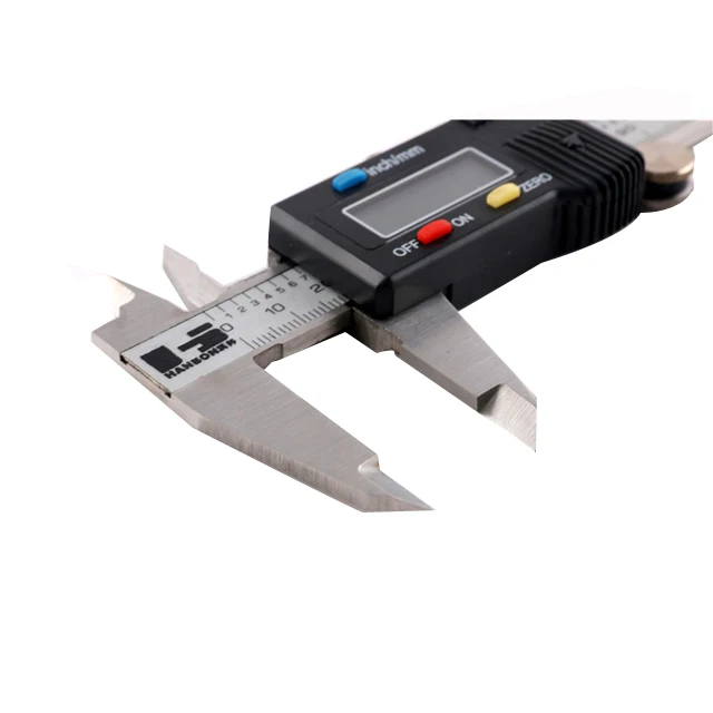 Цифровой измерительный штангенциркуль с нониусом из пластмассы данный товар может быть изготовлен на заказ OEM черным электронный цифровой дисплей