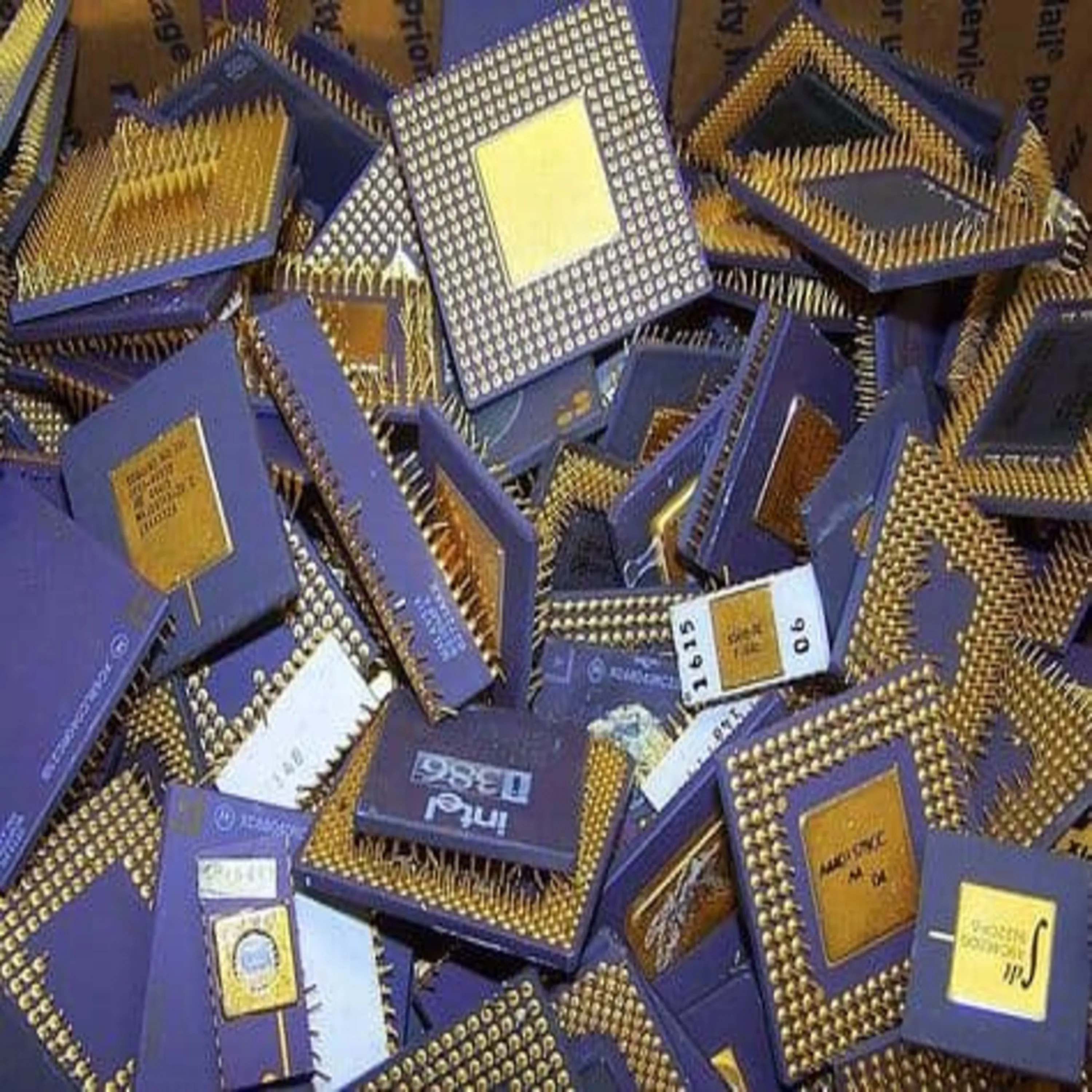 Best Pentium Pro Gold Ceramic Cpu Scrap / High Grade Ceramic Cpu Scrap