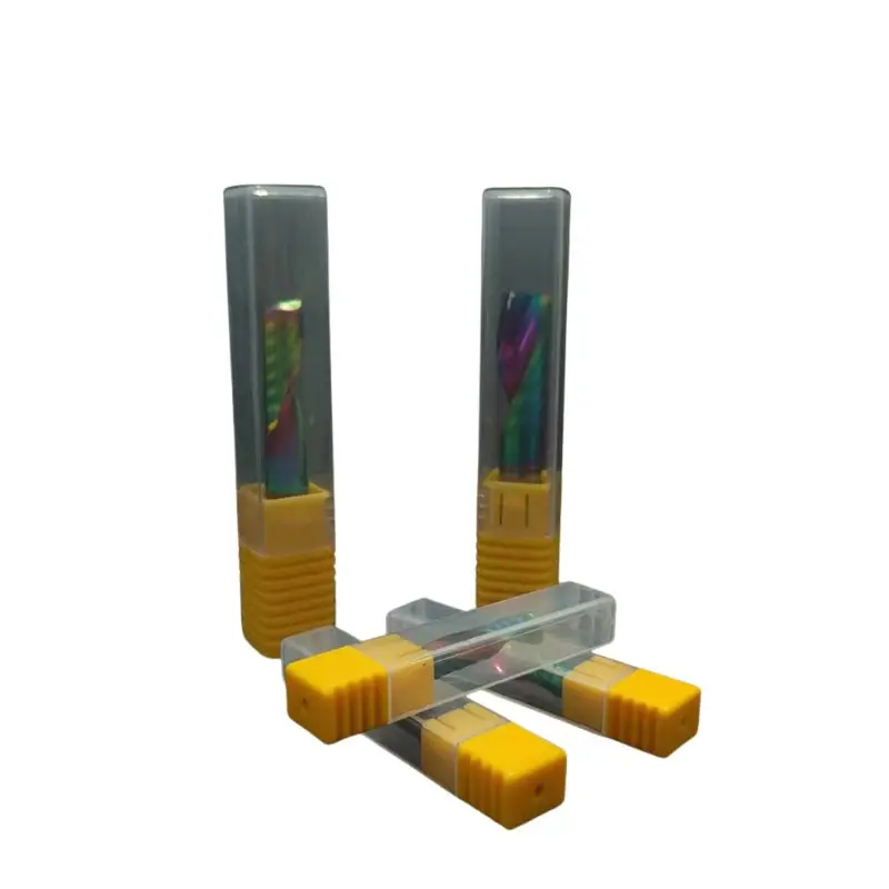 ArK CNC Tool 65 Degree Solid Tungsten Steel Cutting Knife Colorful Coated Honeycomb Aluminum Milling Cutter with OEM ODM Support