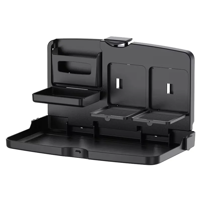 Foldable Car Seatback Tray Table & Storage Holder