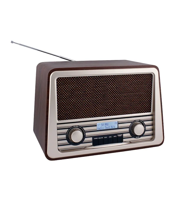 DAB-15 Retro Wooden Home Radio DAB+ & FM Radio