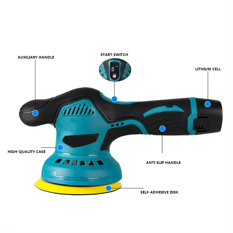 2024 Новое поступление портативный беспроводной автомобильный полировщик Многофункциональный Профессиональный безопасный