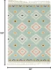 Light Aqua/Ivory