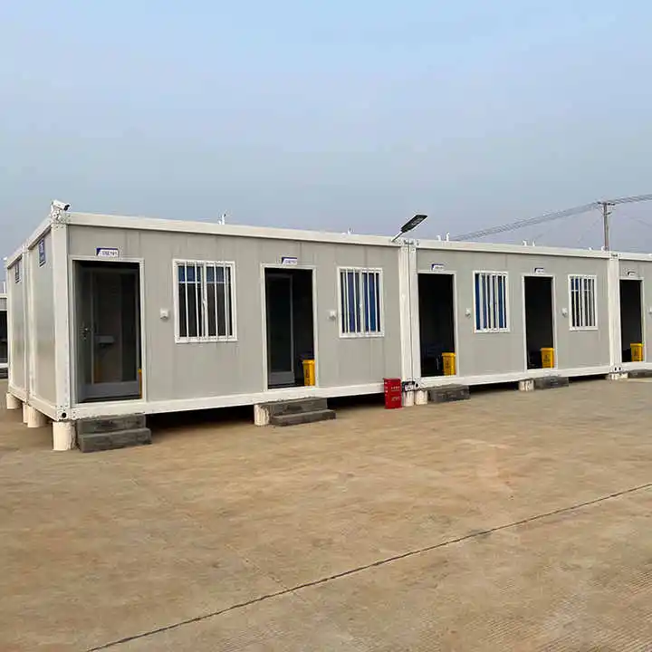 Ce Certified Fast Build Sandwich Panels Material 2 Storey Container House With Electricity and Water