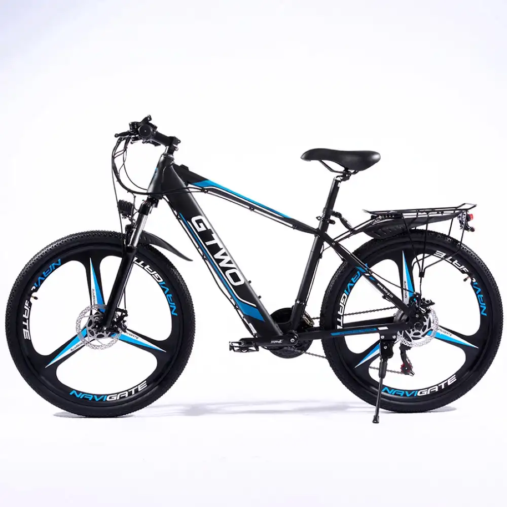 GTWO F1 26inch Electric City Bike with 350W 48V 15Ah Motor Aluminum Alloy Shimano 21S LCD Display