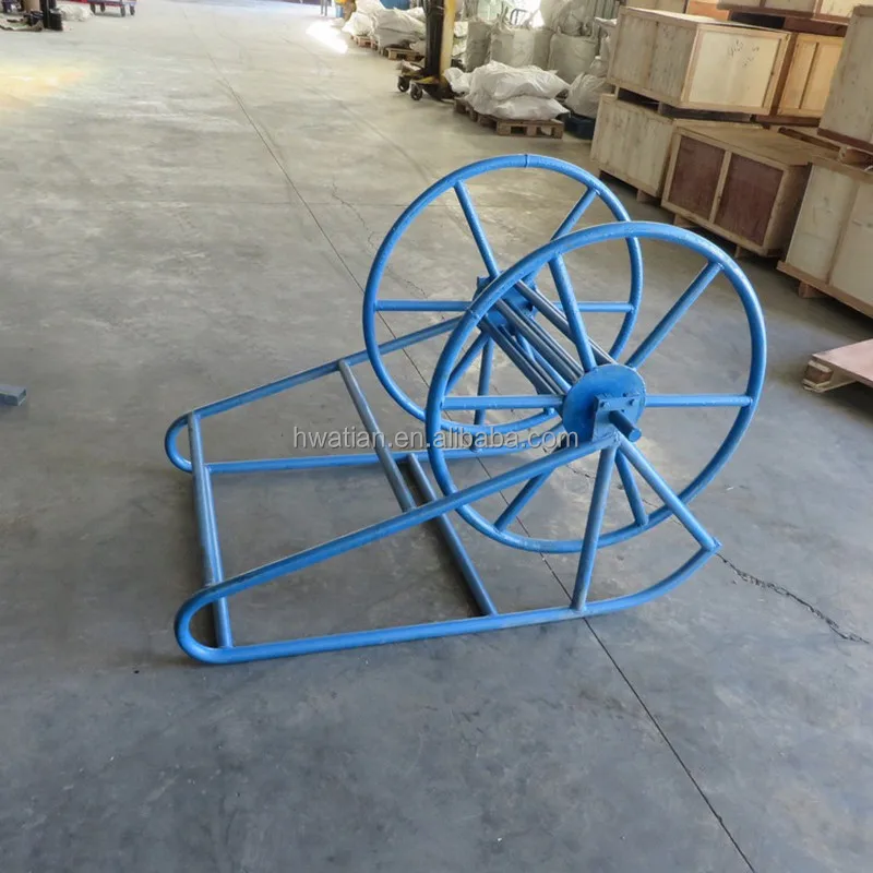 Mechanical Wire Rope Reel Stand Cable Drum Pay-off for Rope