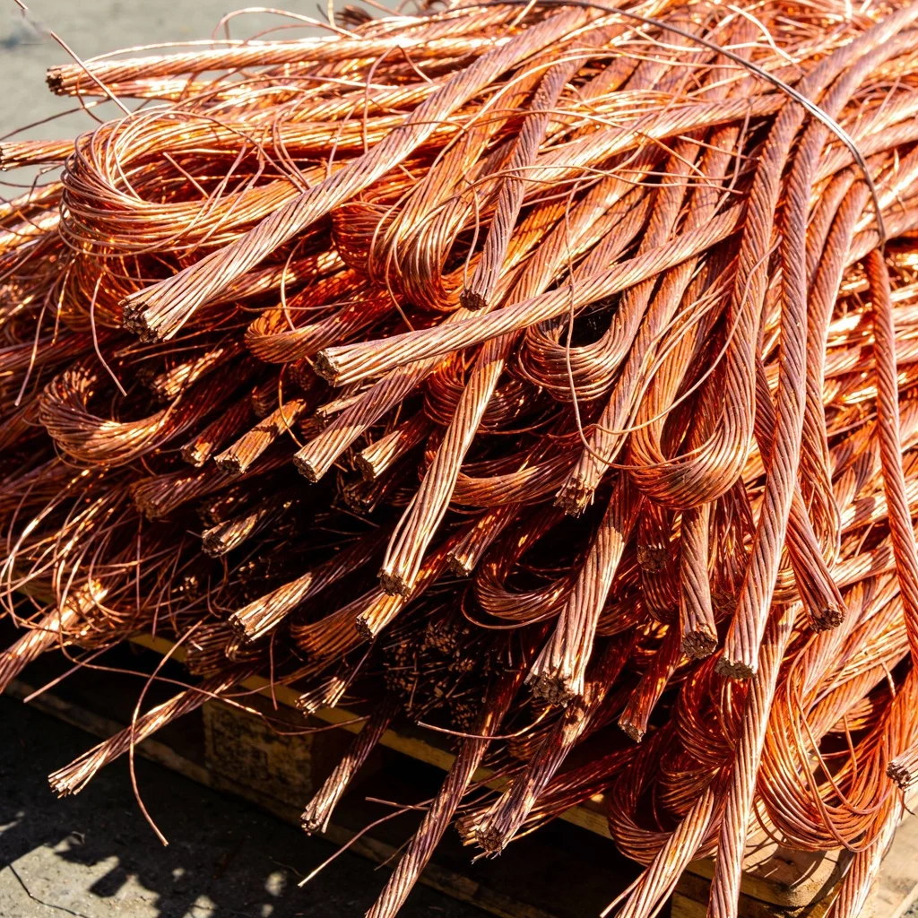 High Purity Copper Wire Scrap Clean Bright Copper Wires Ready for Recycling Metal Recovery and Export Grade Industrial Supply