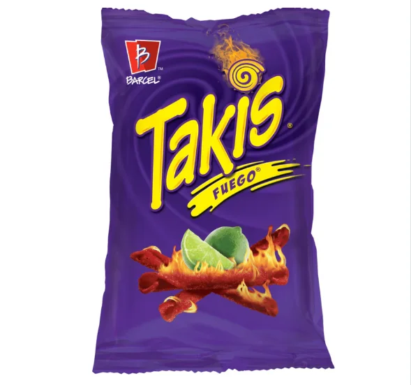 Takis синяя 9 унций сумка для совместного использования острые чипсы из тортильи с перцем