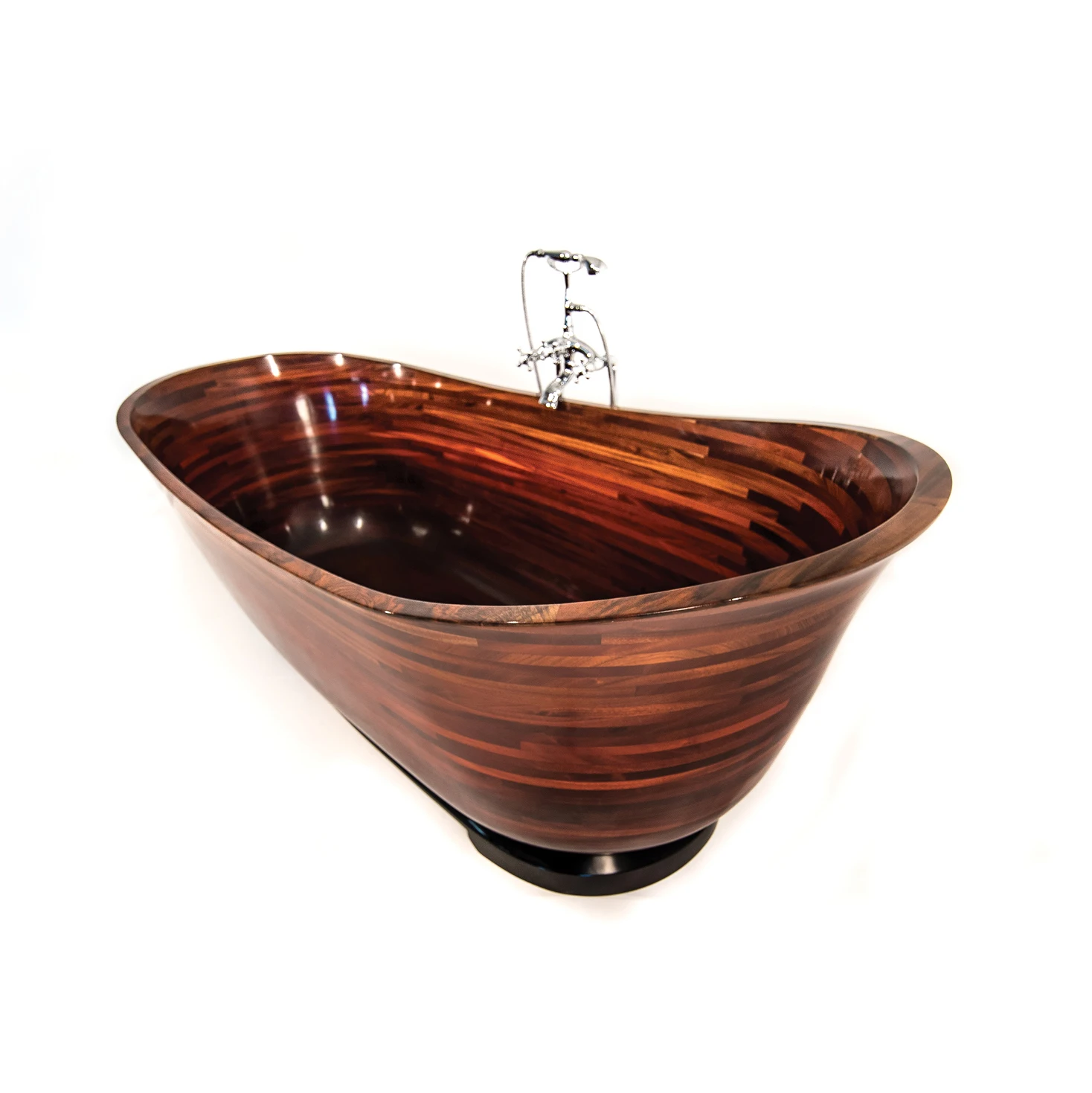 Wooden Barrel Bathtub Teak Wood Spa Soaking Tub Japanese Wooden