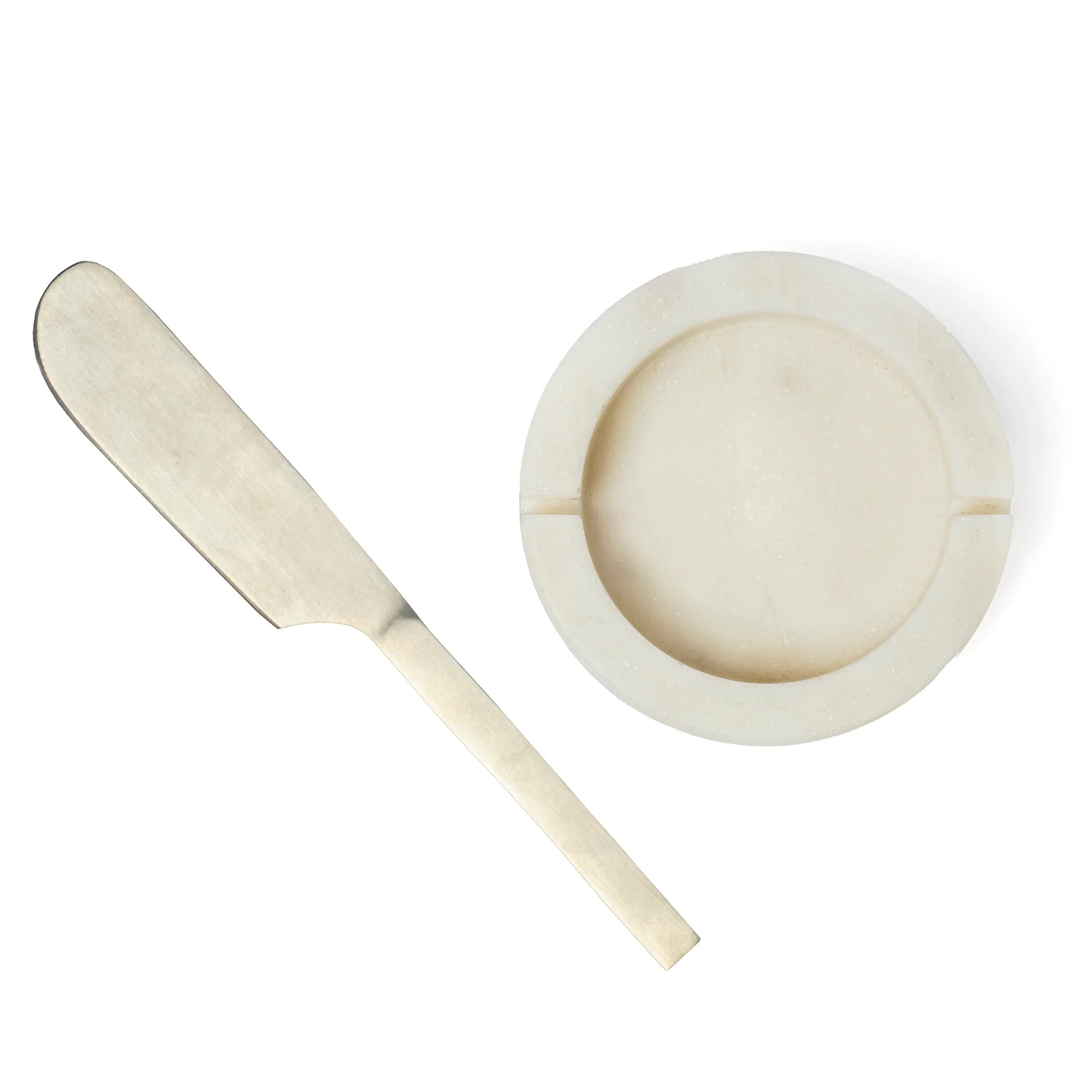 Modern Restaurant Kitchenware Marble Butter Box Custom Logo Butter Dish