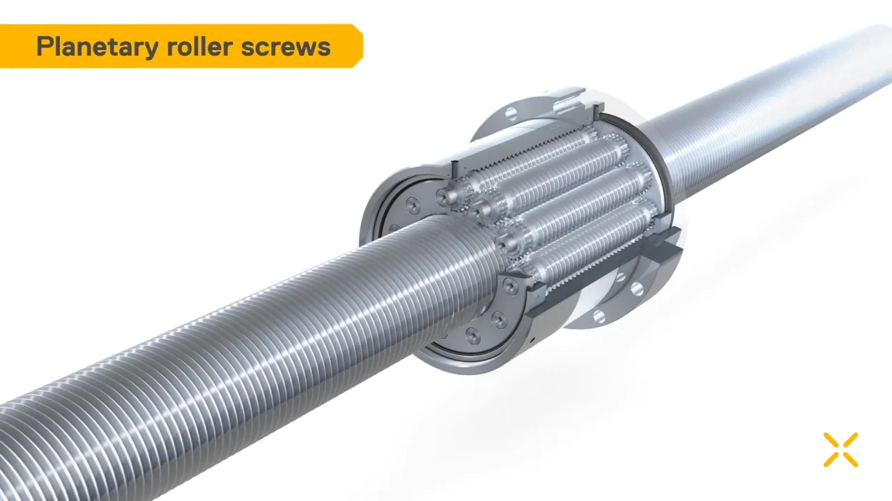 Ball And Roller Screw High Precision Roller Screw Compact Design Solution For