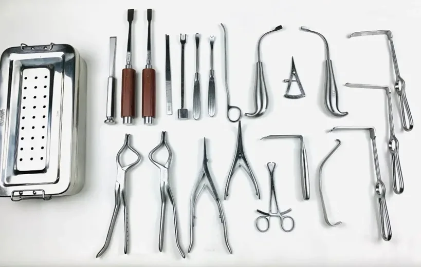 Indian Amputation Instruments Set Obwegeser Nasal Septum Osteotome 18.5cm Stainless Steel Manual ...