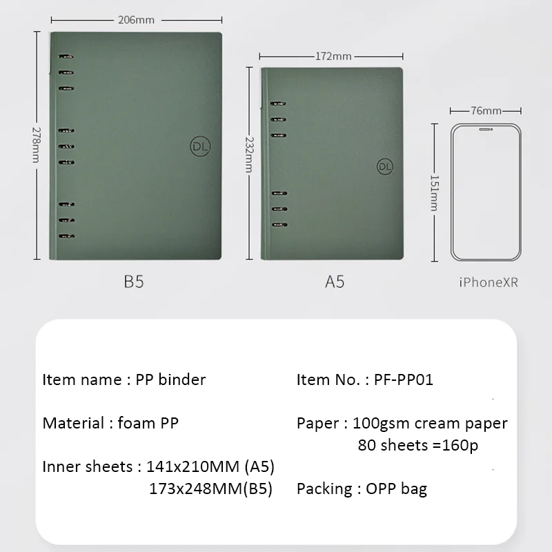 Высококачественное производство оптовая продажа ежедневник блокнот A5 индивидуальный