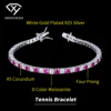 moissanite+#5 corindon
