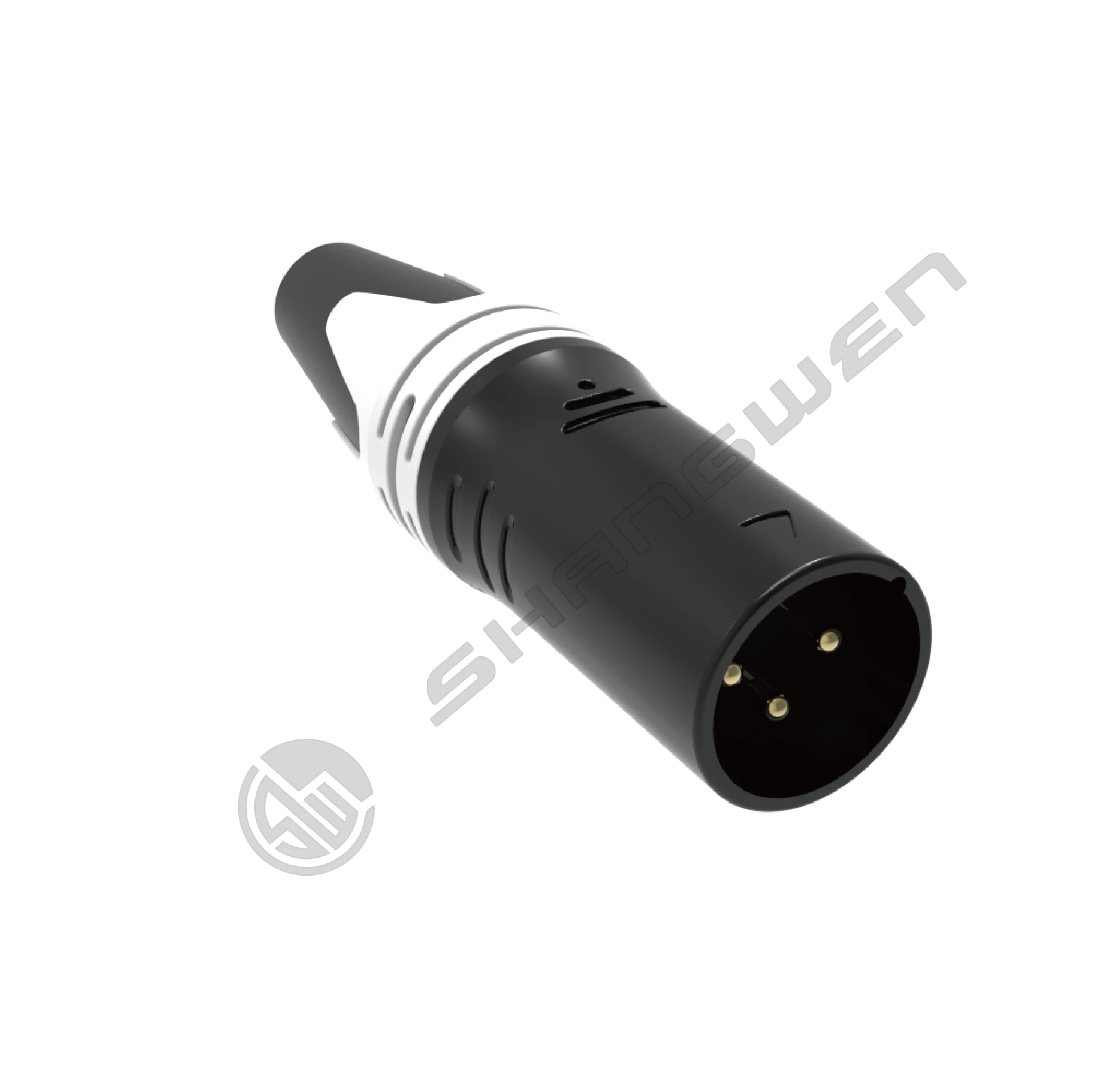 Outdoor IP65 Waterproof 3-Pin XLR Connector 5-8mm Wire Diameter Cu Alloy Contacts Male/Female Plug Audio Cable Connector 3-Pin