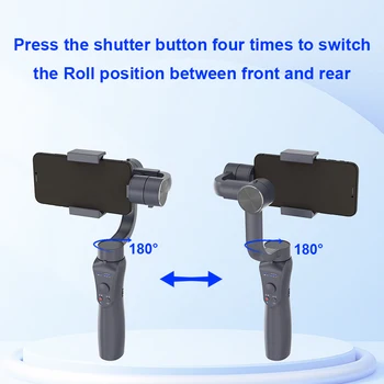 Factory Supply S5 Pro Phone Gimbal Stabilizer Easy to Operate With Tripod for Promotion detail image