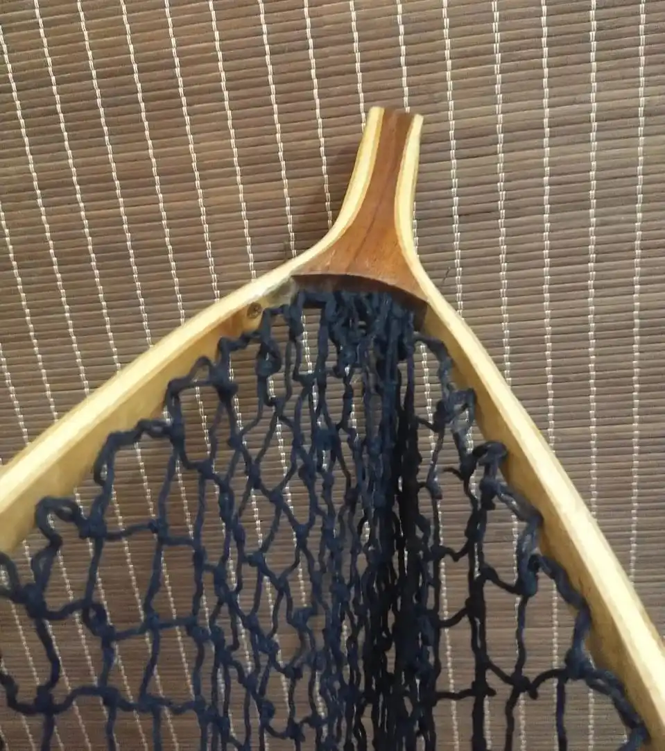 High Quality Customize Wooden Fly Fishing Trout  Net with Unique Net