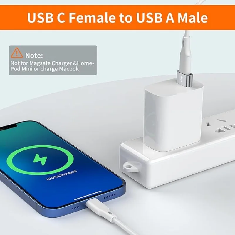 Mini-USB-Typ-C-Buchse auf USB-3.0-Typ-Stecker OTG-Adapter Handy-Lade- und Synchronisierungskabel OTP-geschützt_voghion.com