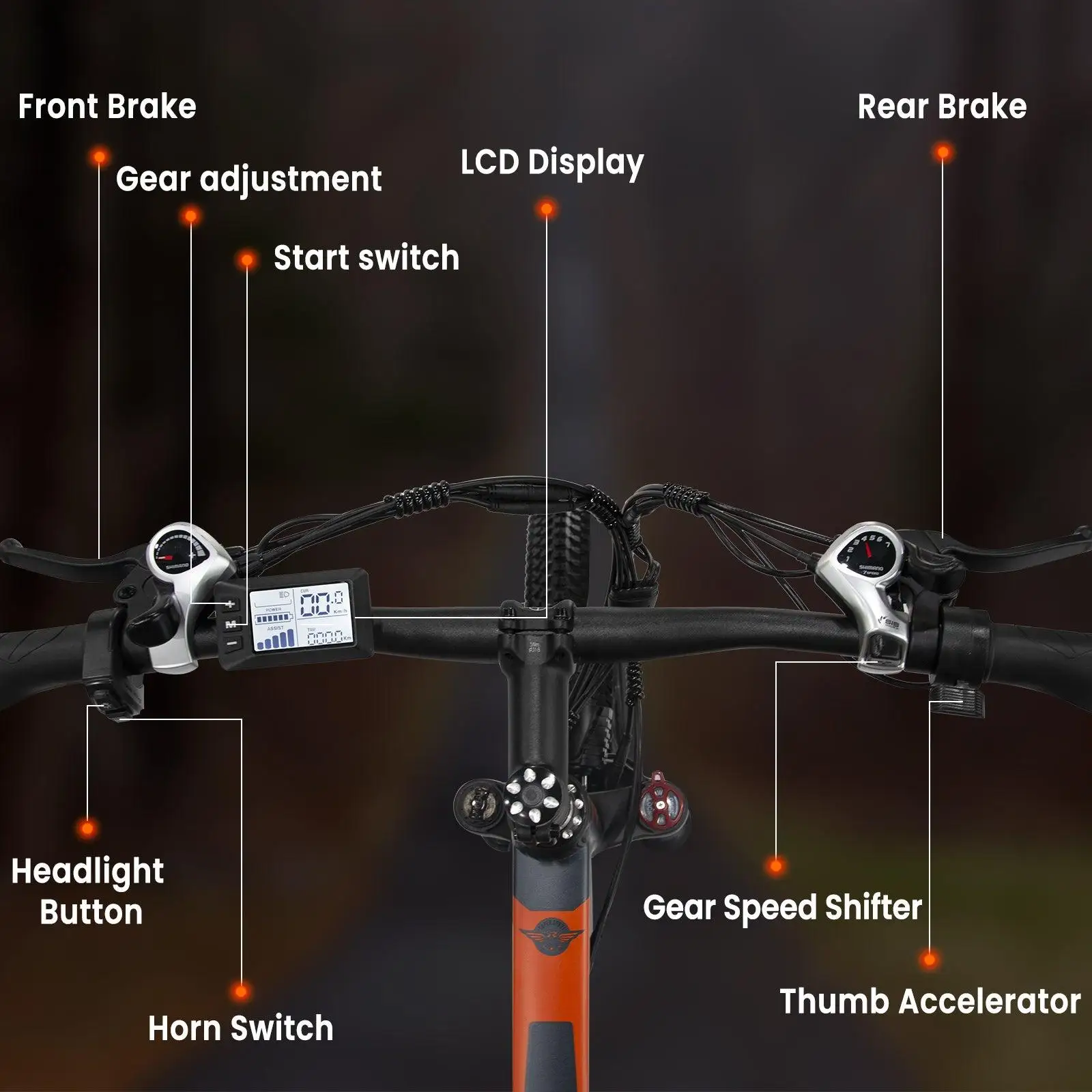 GUNAI GN29 750W 29Inch Electric Mountain Bike
