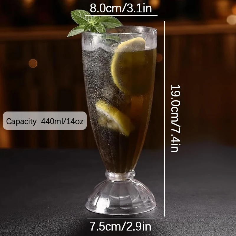 Verres à Cocktail Incassables Kadum - Lot De 6 En Polycarbonate 330ml Verres à Cocktail Incassables Kadum - Lot De 6 En Polycarbonate 330ml