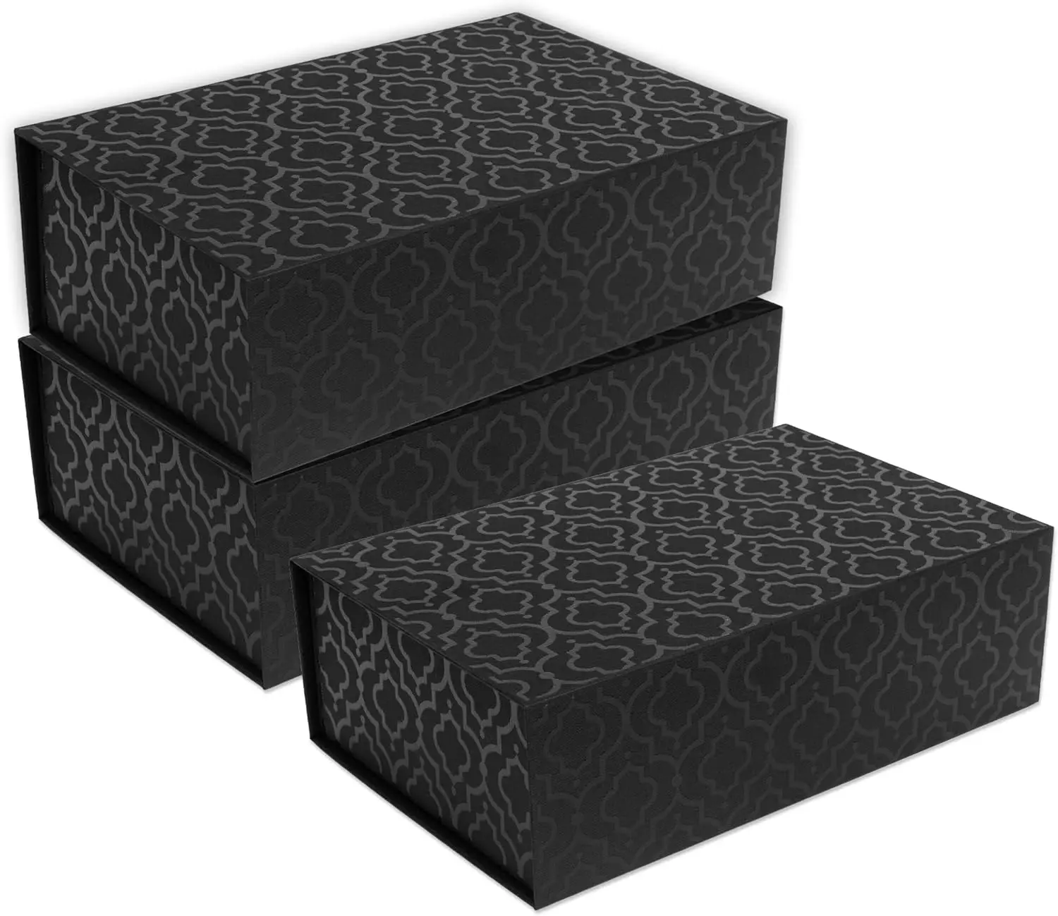 Jewelry Package Box Luxury Gift Box With 2 Satin Ribbon And