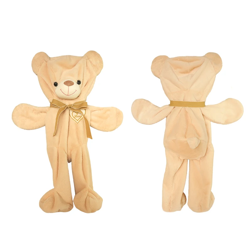 Wholesale Unstuffed Teddy Bear Skins Plush Doll Animal Customized Unstuffed Teddy Bear Skin