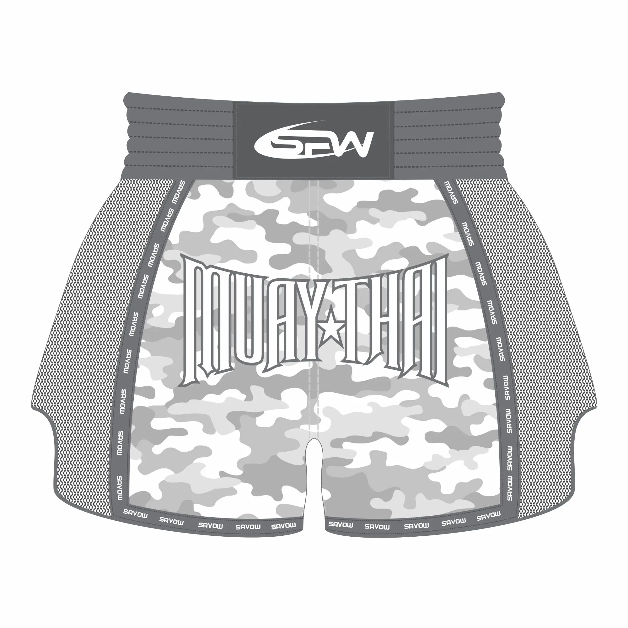 OEM Factory Muay Thai Shorts Custom Satin Kickboxing Trunks For Martial Arts Gym Fighting Practice fight trunks