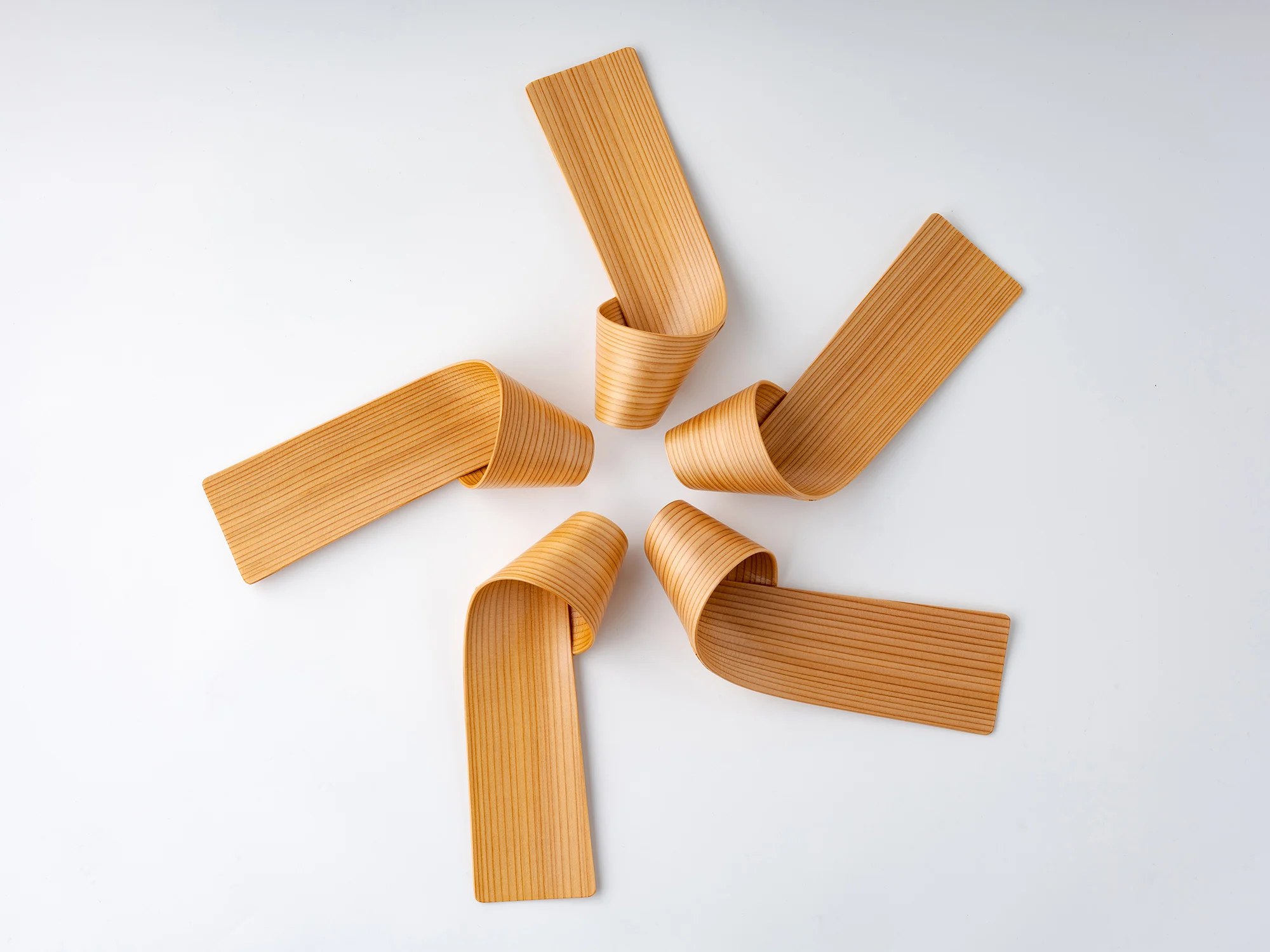 Mini Appetizer Plates Set Luxury Dishes Wood Craft Japandi Gift For