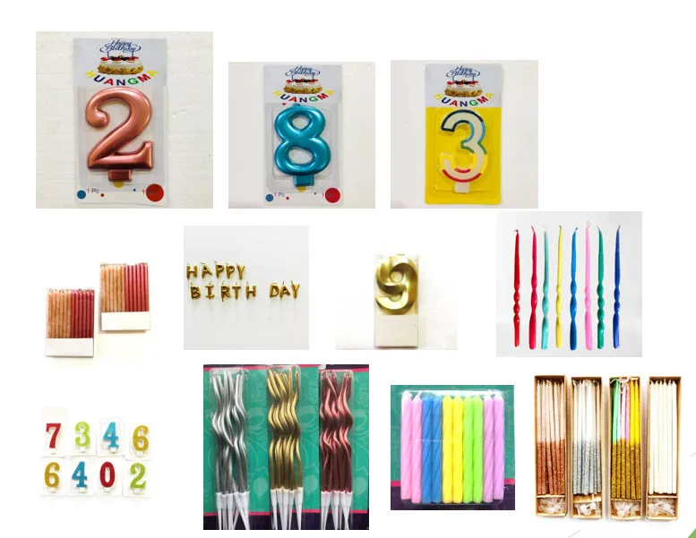 Whosale Letter Happy Birthday Party Candles Pack For Birthday Party
