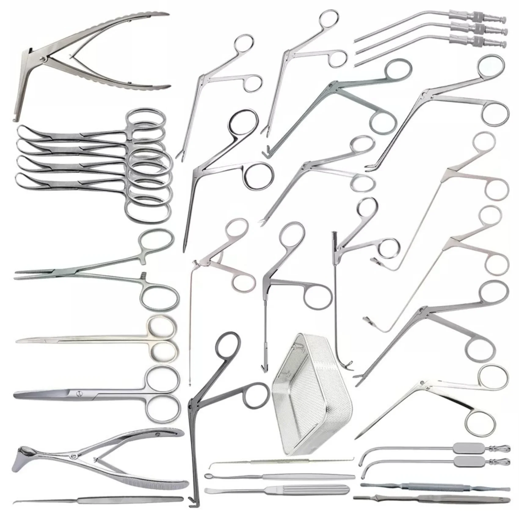 Fess Instruments Complete Set of Sinus Surgery ENT Instruments/Reusable Tools
