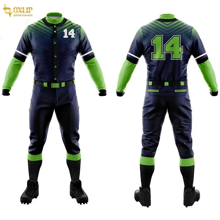 Youth Baseball Uniform High Quality Custom Logo Printed Breathable Sports Set-Lightweight Jersey Pants in Youth Sizes