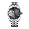 black-silvery stainless steel