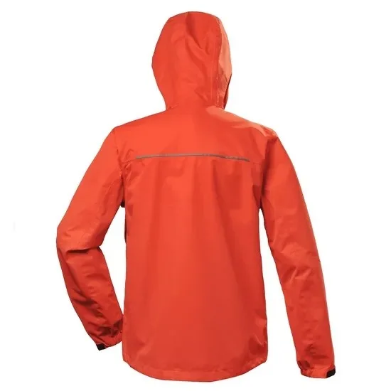 Fully Seam Taped Waterproof Rain Jacket Hooded Windproof 3 Layer