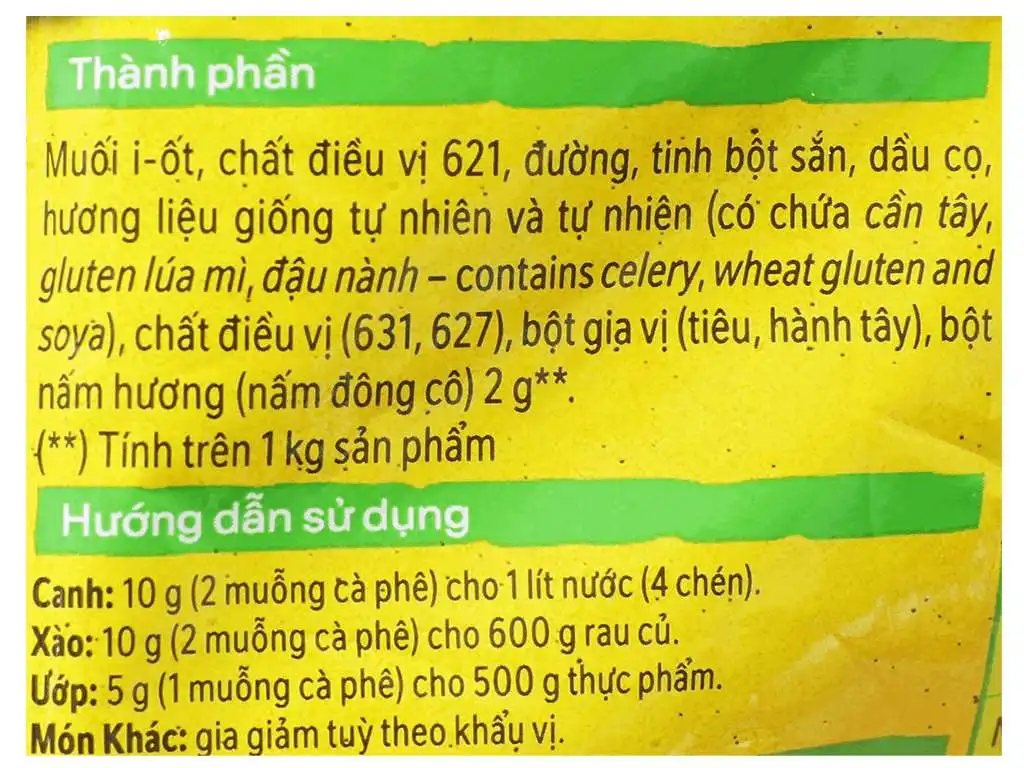 Mixed Spices & Seasonings Powder Maggie Shiitake Flavour Granule 450g - Soup Powder Both Vegetarian & Non-vegetarian Can Be Used