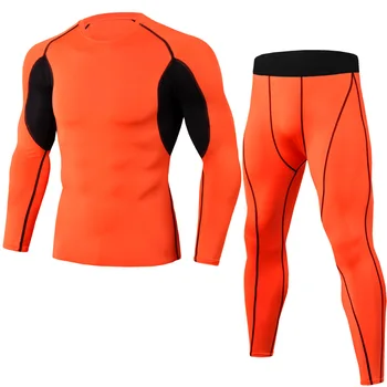 2 Pieces Sublimation Sets High Quality Men Quick Dry Sports Wear Polyester Sports Track Suit Training Wear Compression Apparel