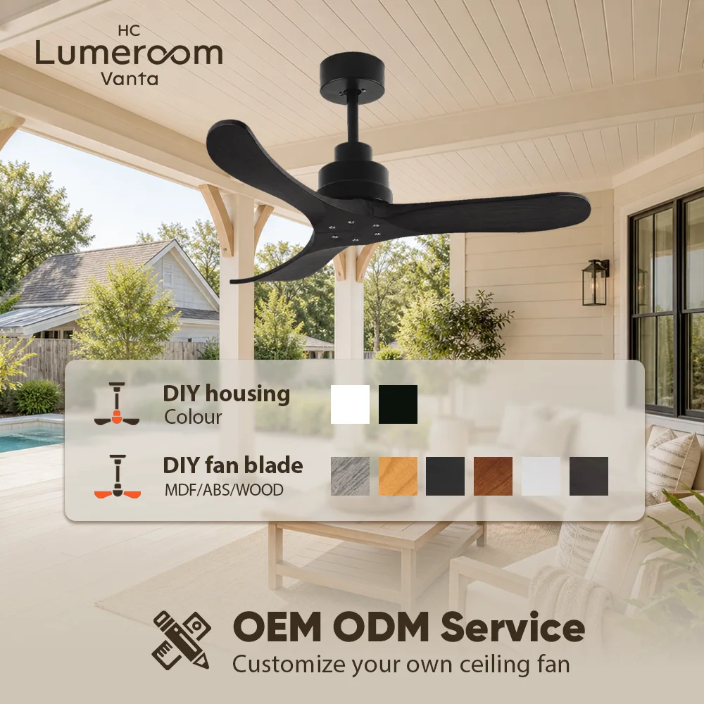 Ceiling Fan, USA, 35W(0.05hp), Solid Wood + Metal - detail 6