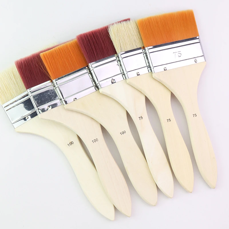 Pebeo 950650 2/3 шт зубные щетки с ворсинками из масляной краски кисти для обучения нанесению акрила гуашь Картина на холсте рукоделия